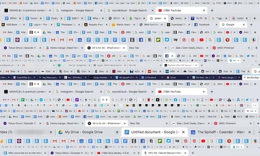 Millions of Tabs? Become a Ninja with Browser Based Workflows